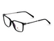 Matte Black with Silver Metal Temples