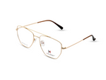 Gold Frame with Black Clip-On