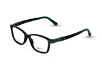 Black Front with Green Temples