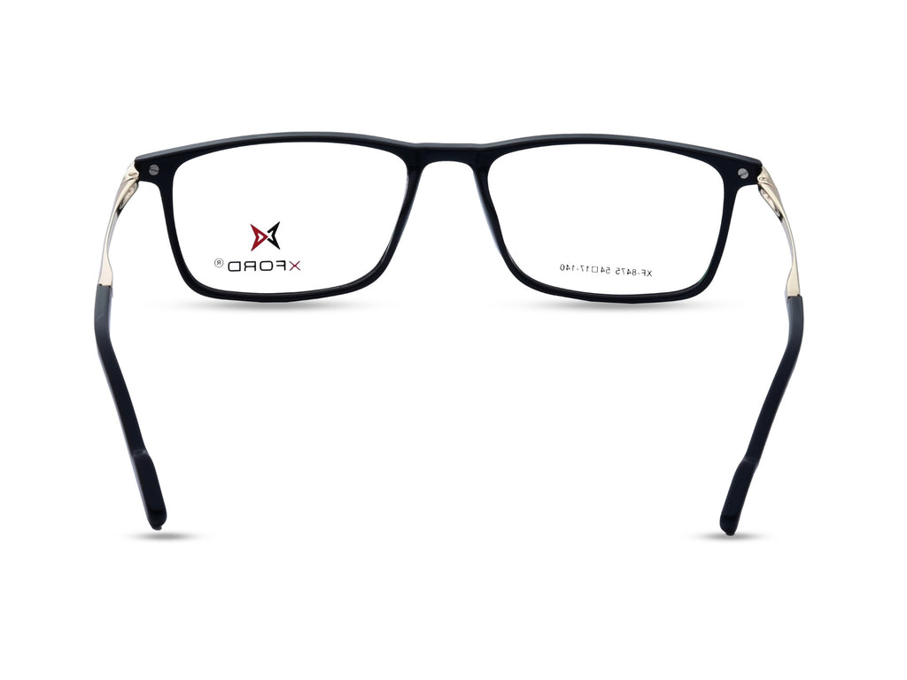 Glossy Black with Polished Gold Temples