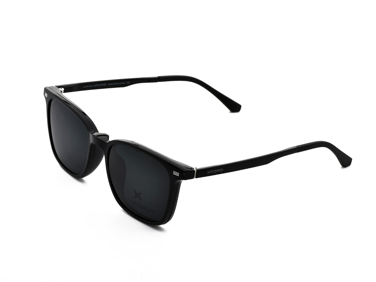 Glossy Black with Black Clip-On