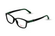 Matte Black with Green Temples (Dual Tone)