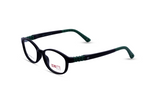 SHINE Black Front with Green Temples