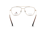 Gold Frame with Black Clip-On