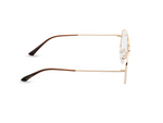 Gold Frame with Black Clip-On