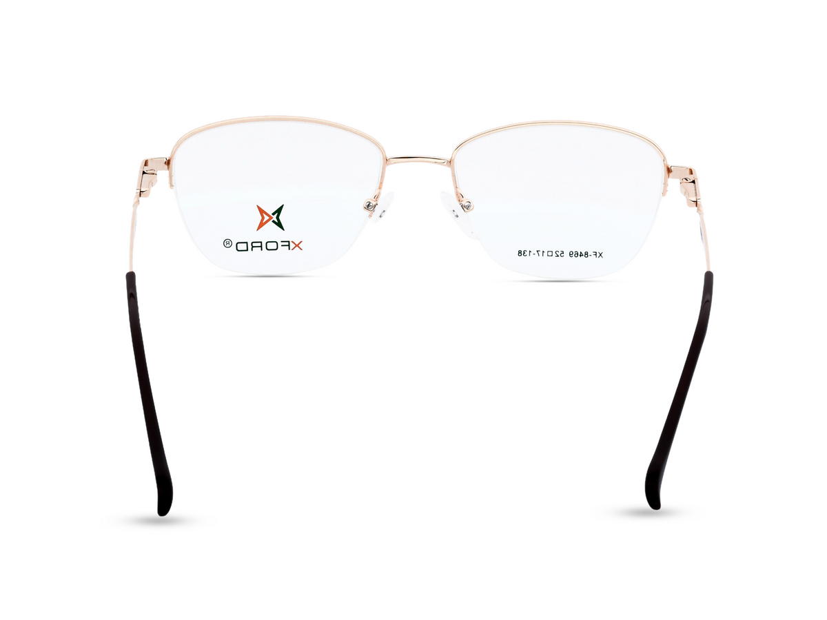 Rose Gold with Dark Brown Temples