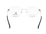 Rose Gold Front with Black Temples