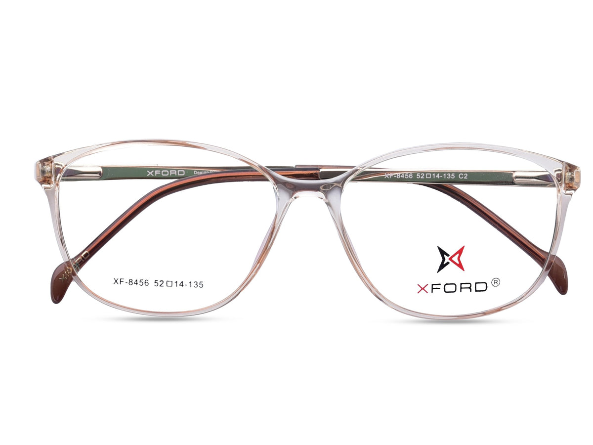 Crystal Pink with Gold Temples