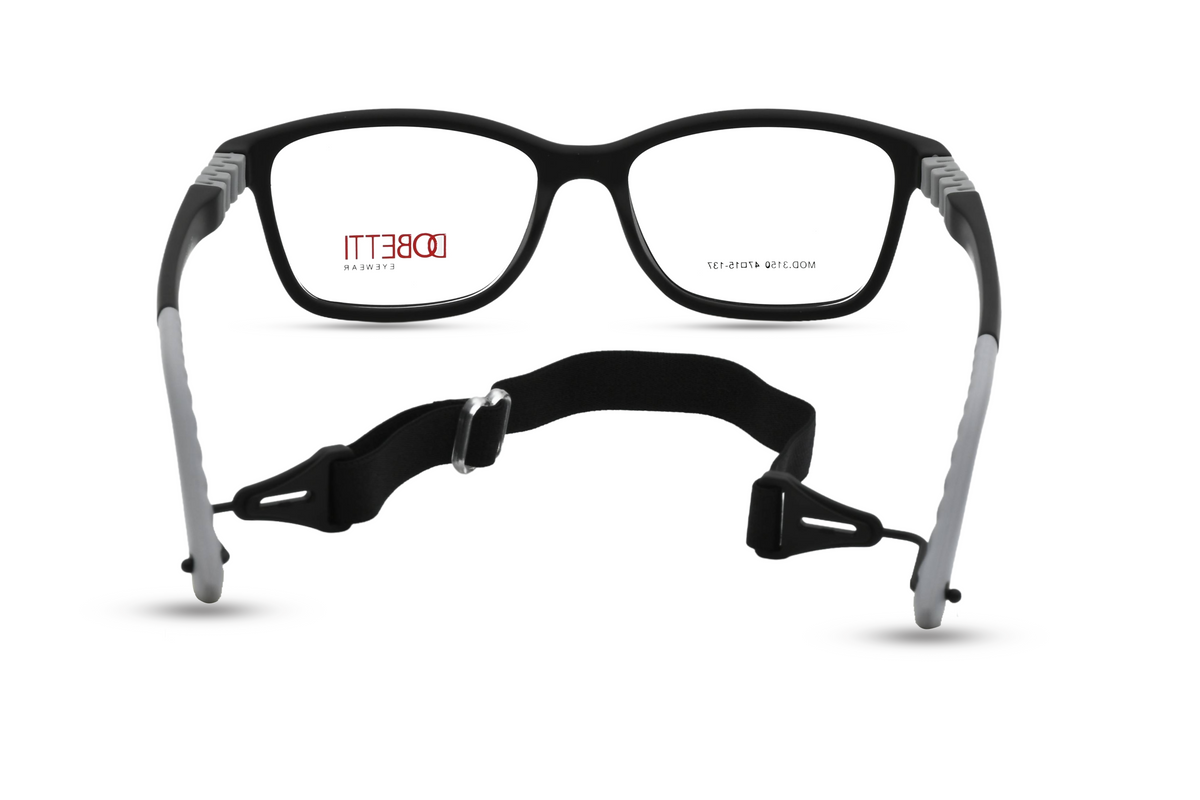 Classic Black with Light Grey Temples