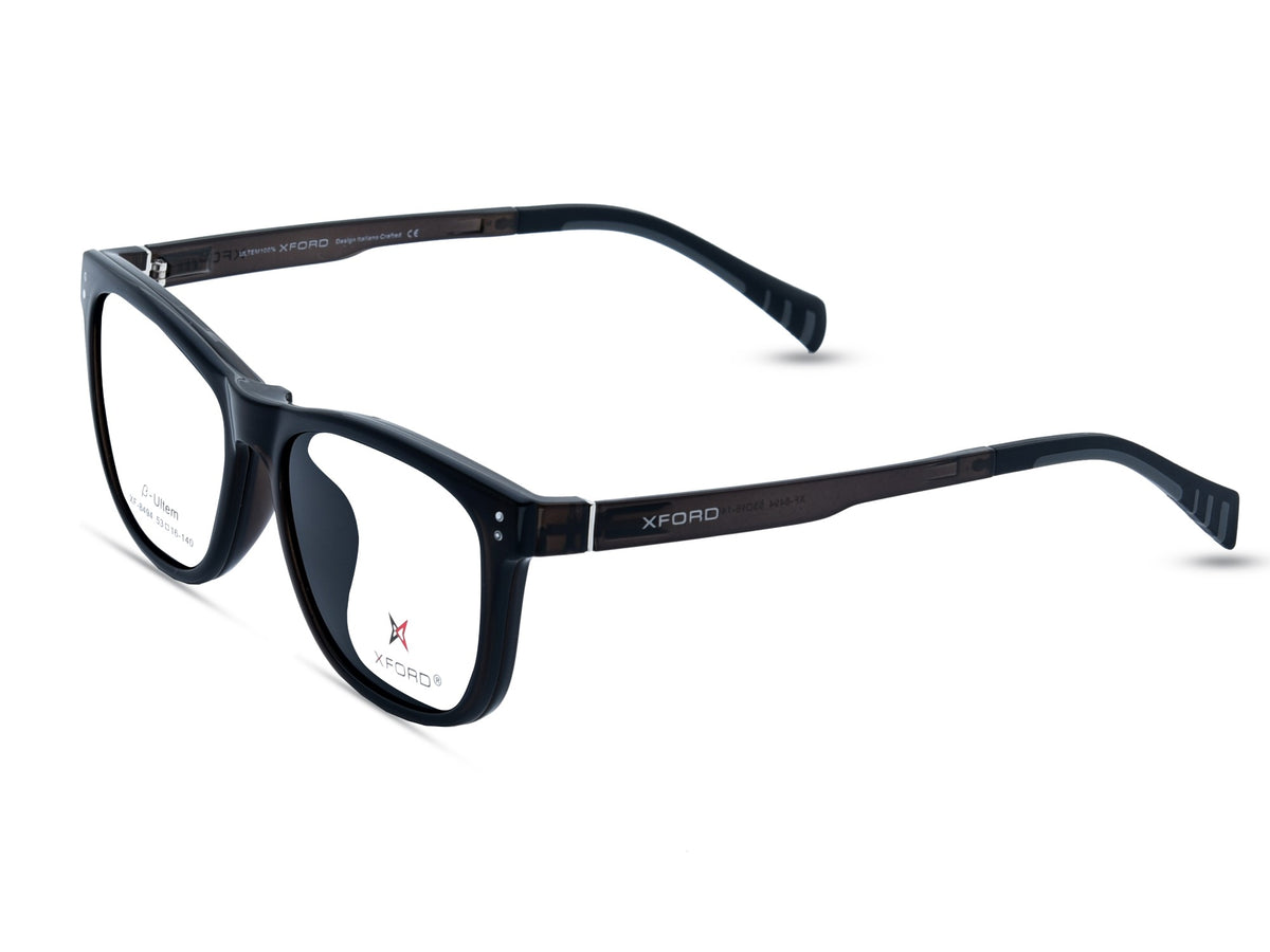 Matte Black with Crystal Grey Temples