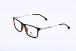 BROWN WITH GOLD METAL SIDE