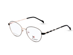Rose Gold Front with Black Temples
