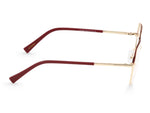 Glossy Gold & Maroon Accent
