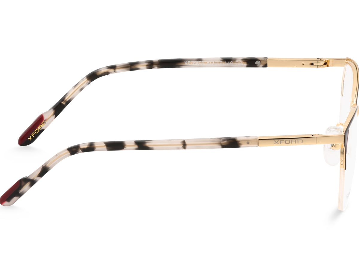 Glossy Gold & Matte Black Browline