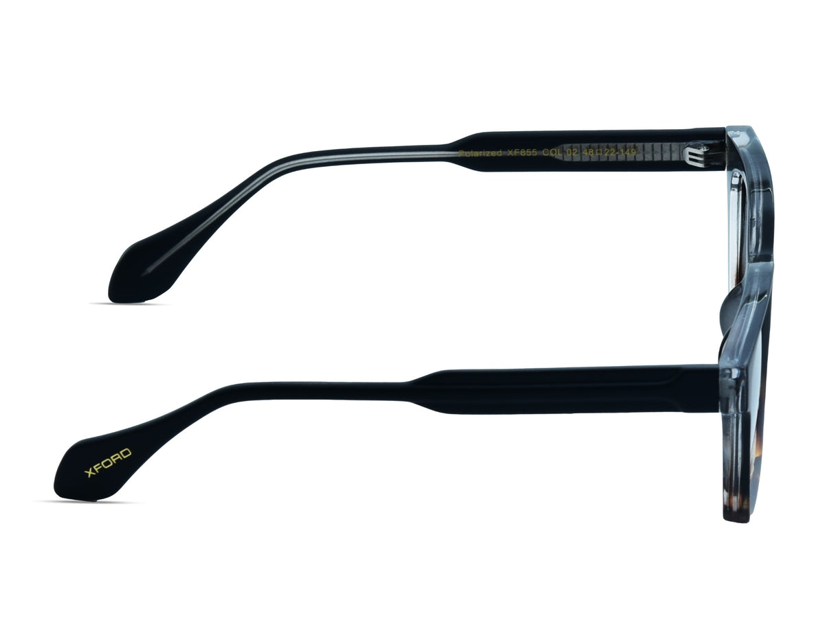 Black with Gradient Tortoiseshell Bottom	