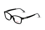 Classic Black with Light Grey Temples