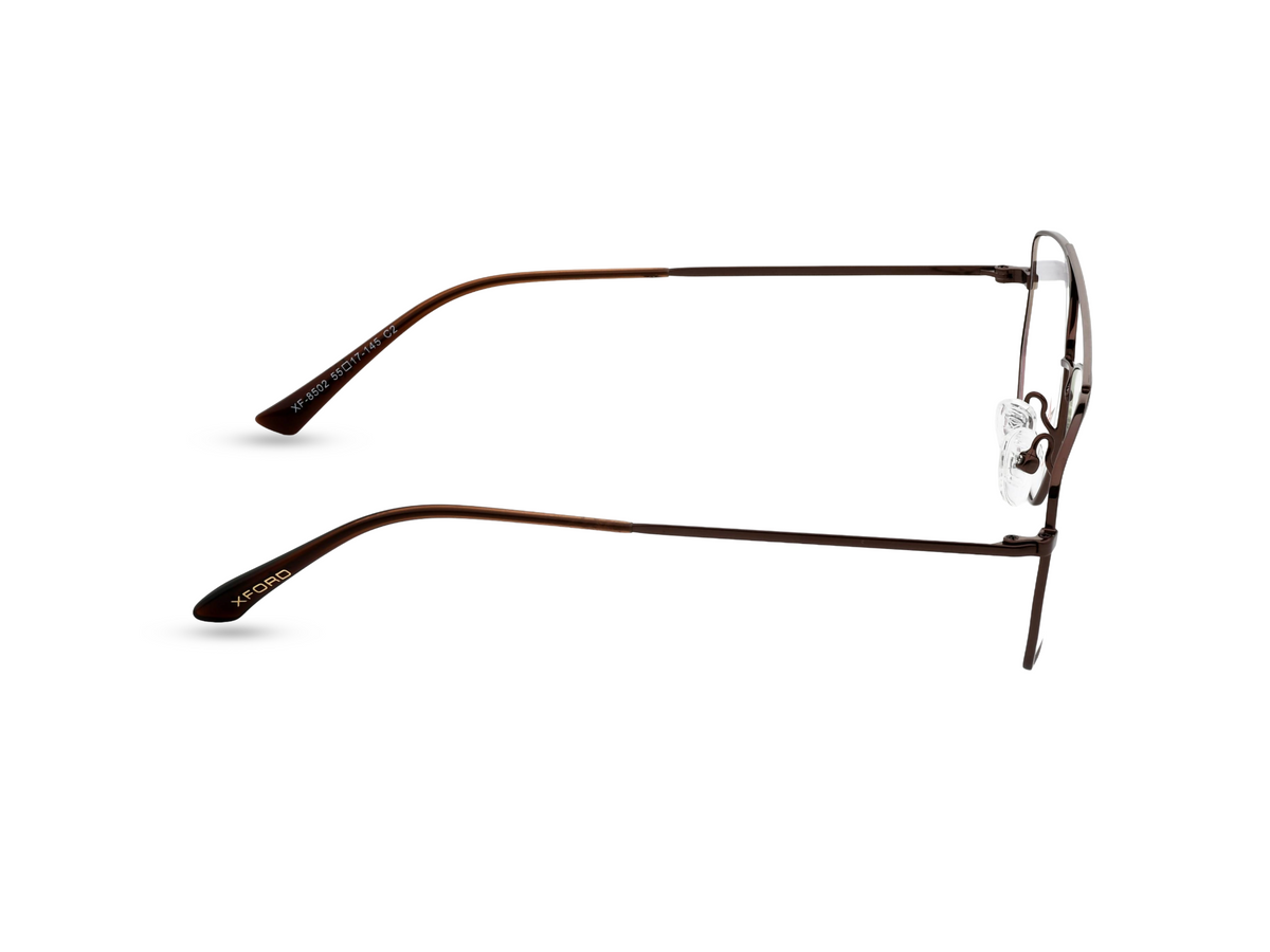 Brown Frame with Brown Gradient Clip-On