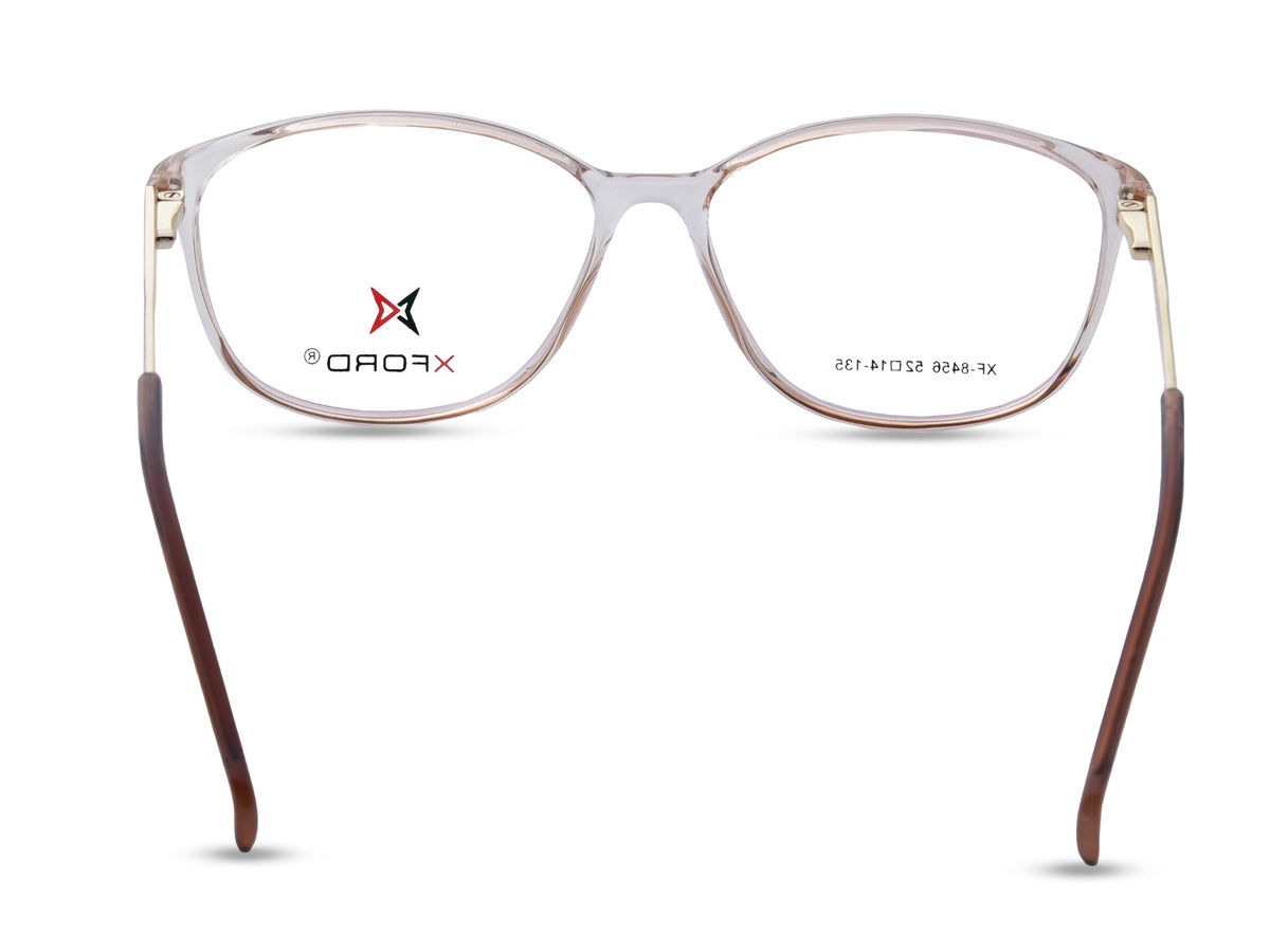Crystal Pink with Gold Temples