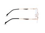 Rose Gold with Dark Brown Temples