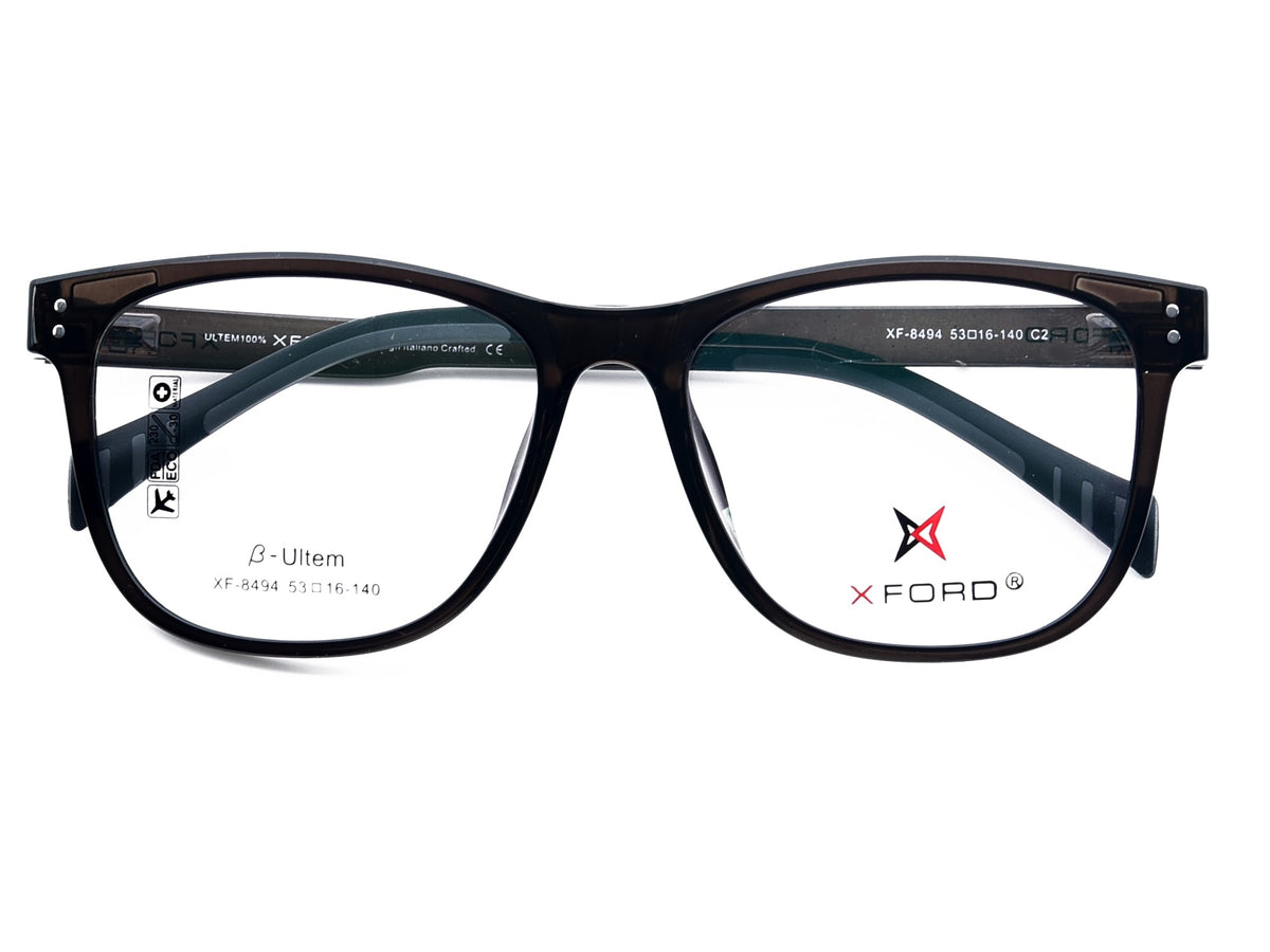 Matte Black with Crystal Grey Temples