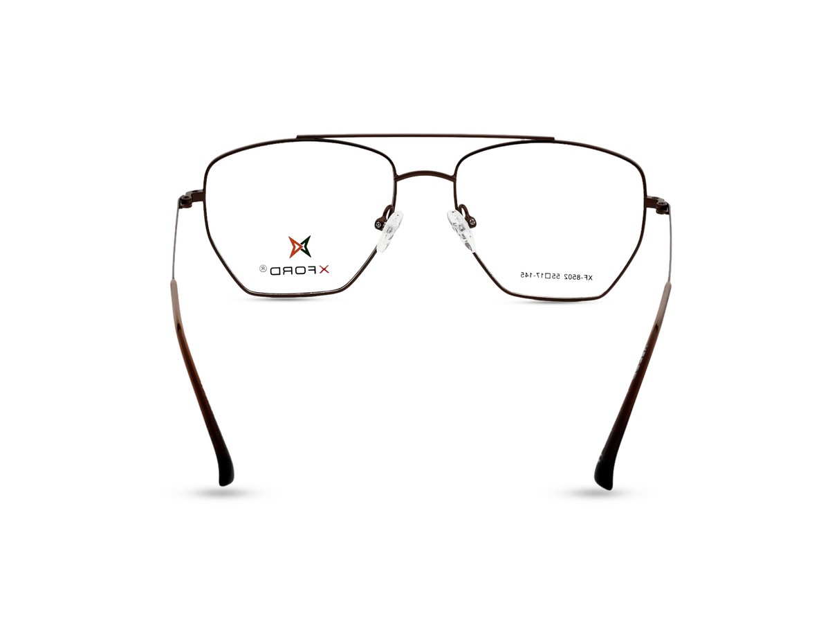 Brown Frame with Brown Gradient Clip-On