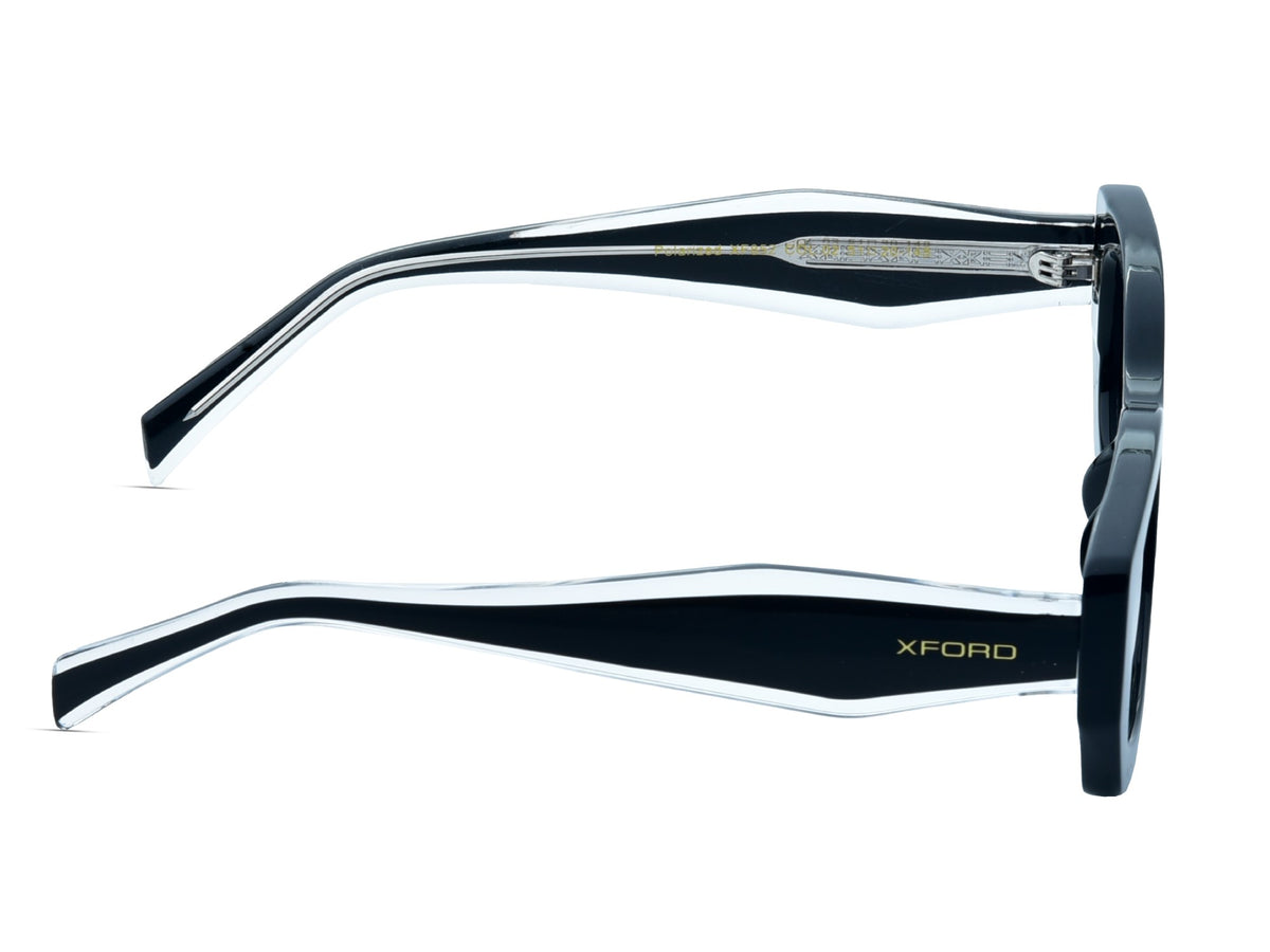 Matte Black with Crystal Clear Temples