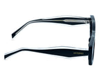 Matte Black with Crystal Clear Temples