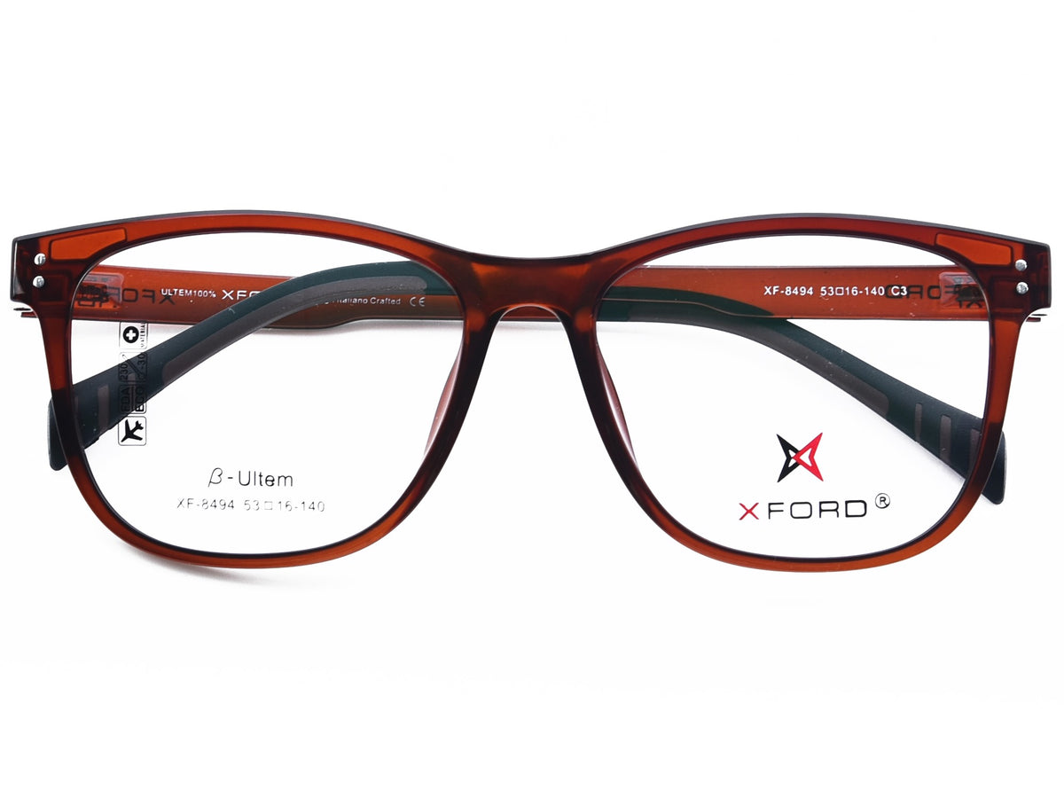 Crystal Brown with Dual-Tone Temples