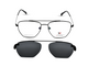 Black Frame with Black Clip-On