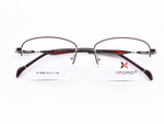 Gunmetal with Burgundy Temples