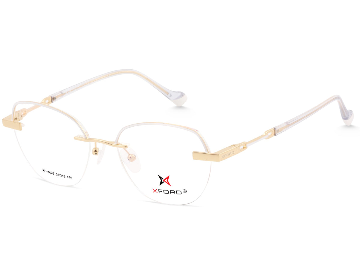 Glossy Gold & Transparent Clear Accent