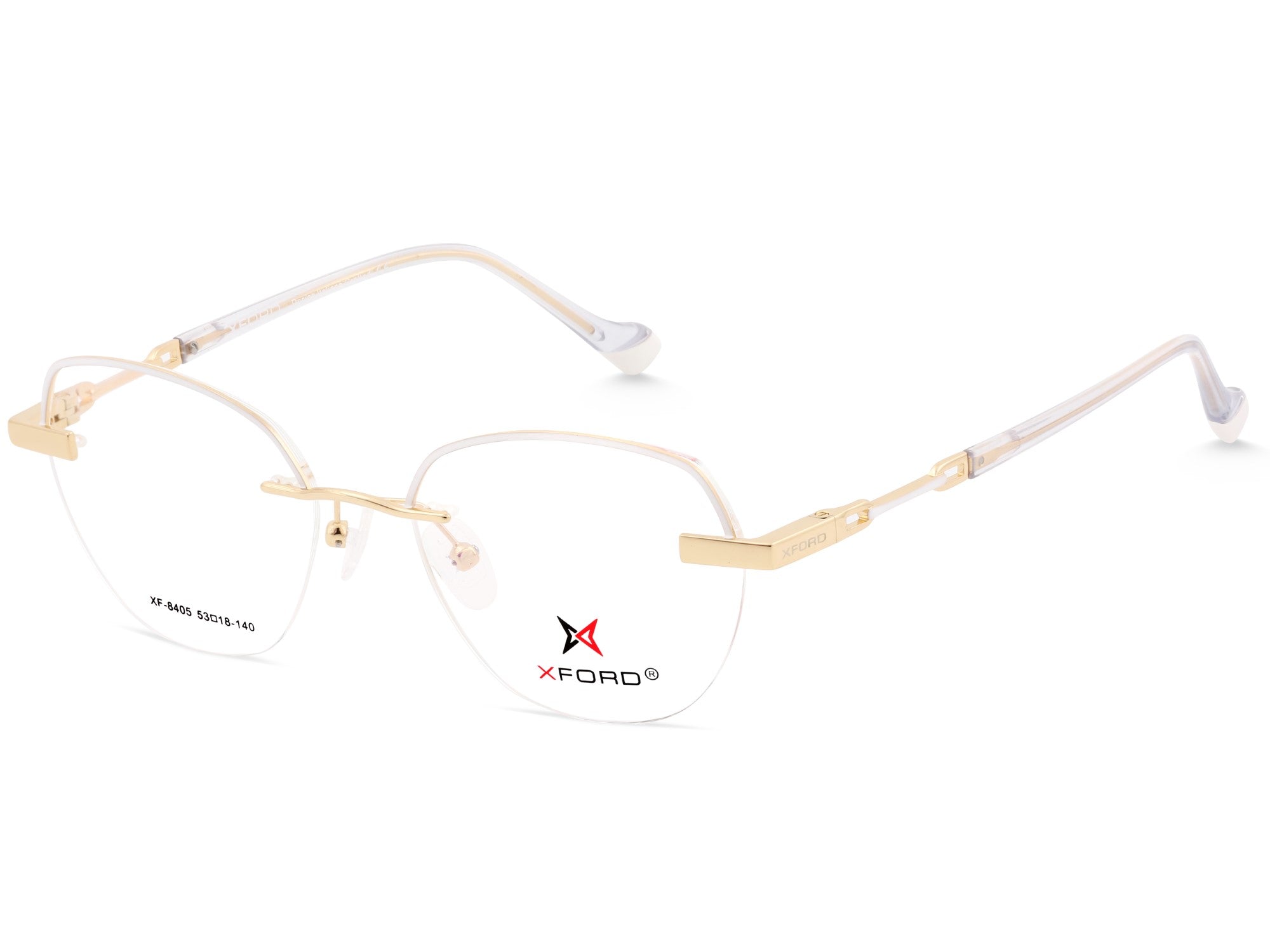 Glossy Gold & Transparent Clear Accent