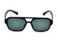 Matte Black with Gradient Tortoiseshell Bottom	