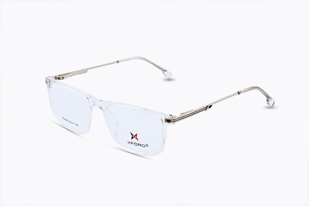 TRANSPARENT WITH GOLD METAL SIDE