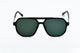 BLACK WITH BOTTLE GREEN