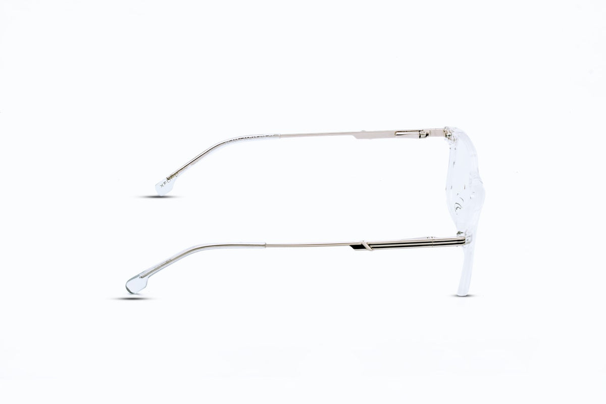 TRANSPARENT WITH GOLD METAL SIDE