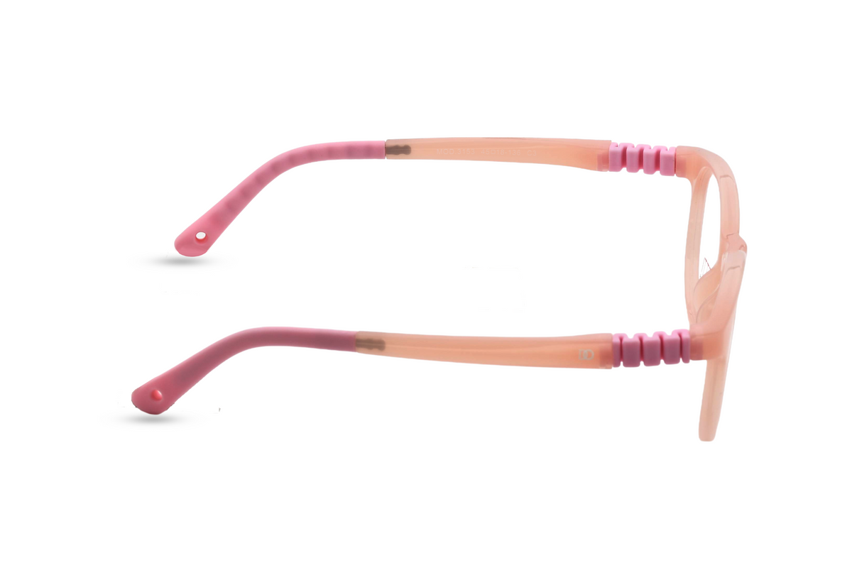 Soft Peach with Blush Pink Temples