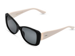 Black front with cream/off-white temples	