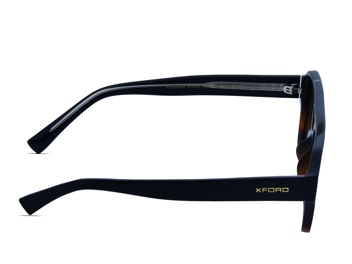 Matte Black with Gradient Tortoiseshell Bottom	