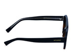 Matte Black with Gradient Tortoiseshell Bottom	