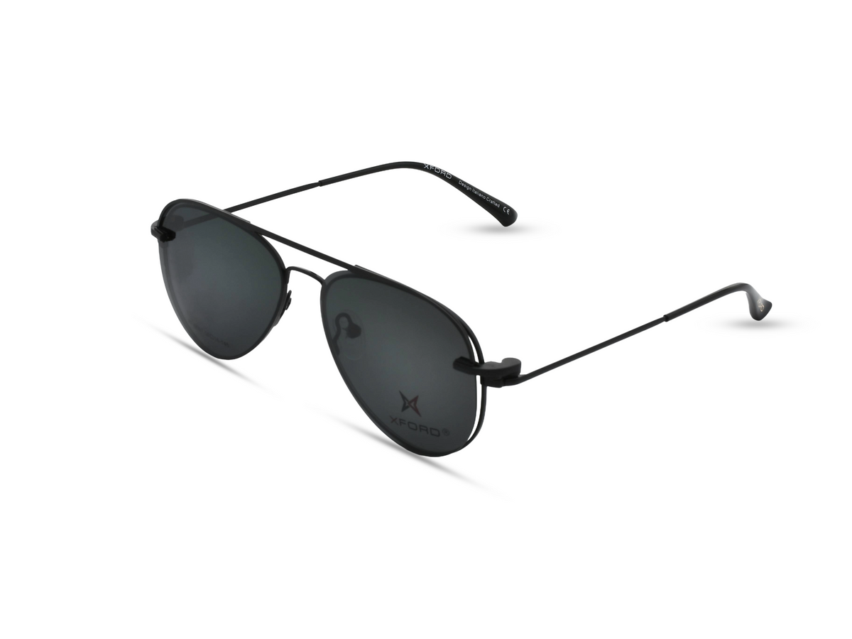 Matte Black with Black Clip-On