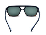 Matte Black with Gradient Tortoiseshell Bottom	