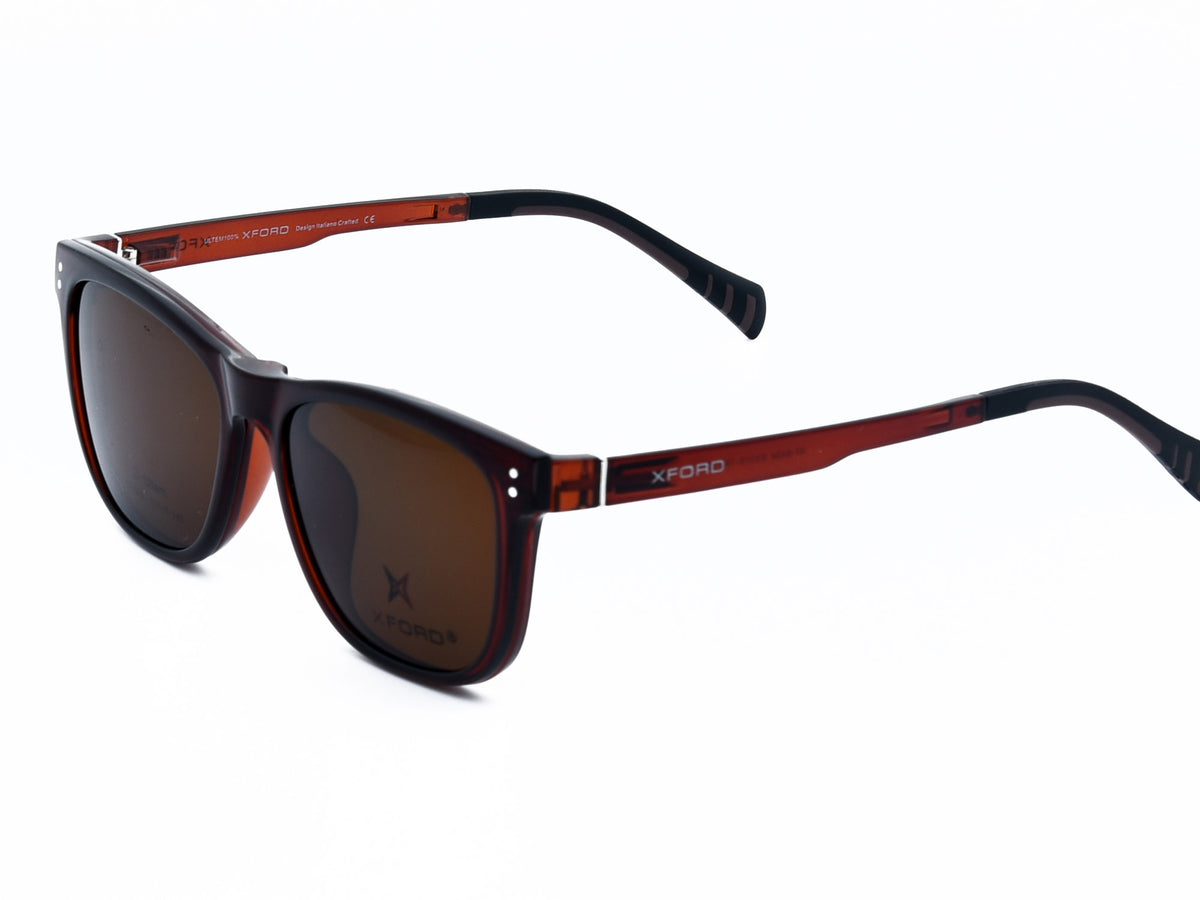 Crystal Brown with Dual-Tone Temples