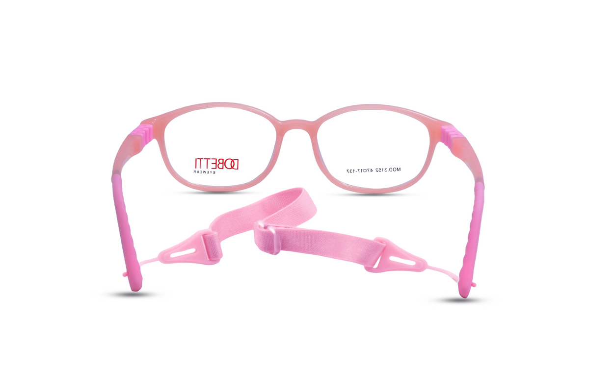 Soft Peach with Blush Pink Temples