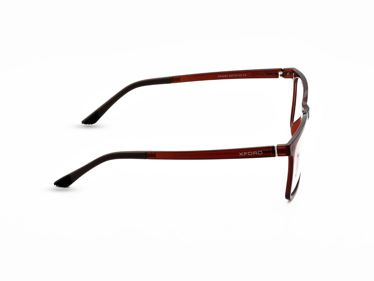 Transparent Brown with Dark Brown Clip-On