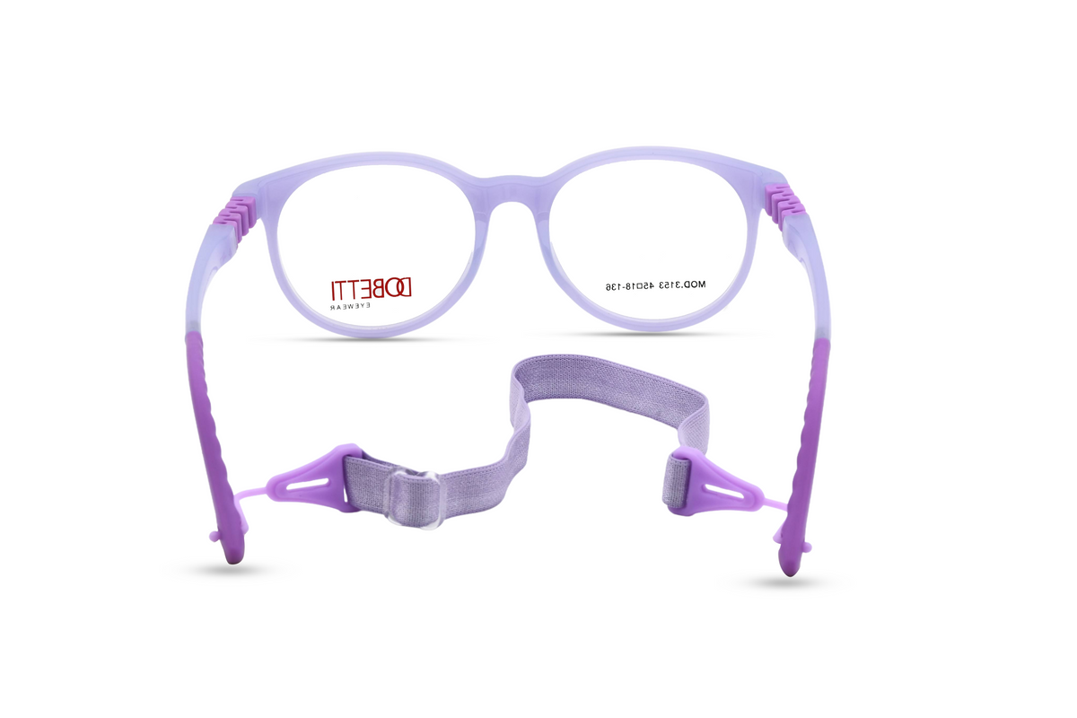 Soft Lavender with Deep Purple Temples