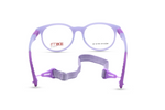 Soft Lavender with Deep Purple Temples
