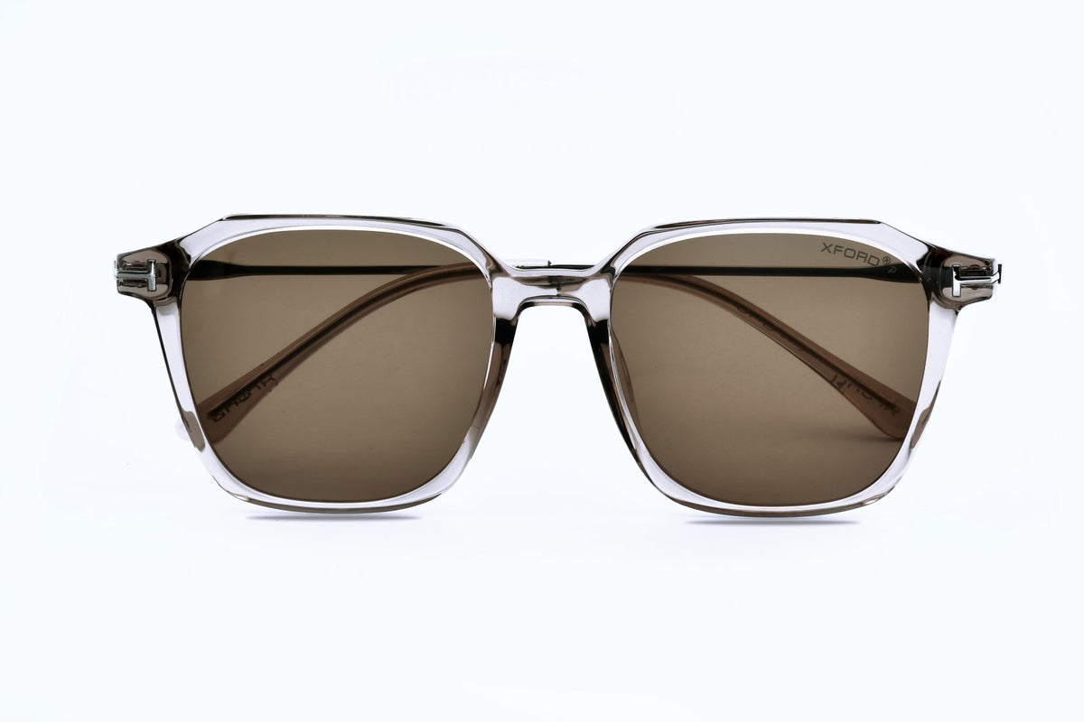 Transparent with Brown
