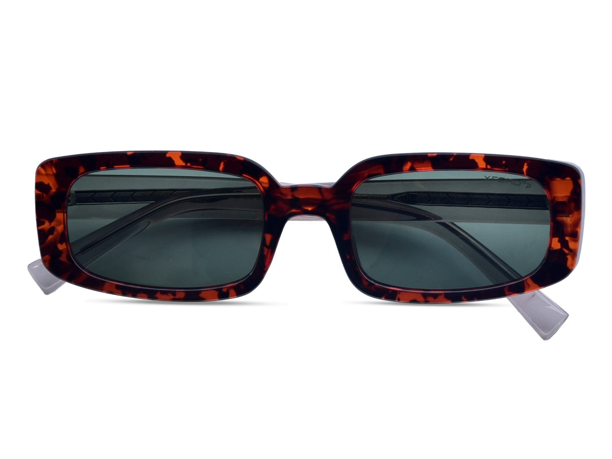 Tortoiseshell with Transparent Clear Temples	