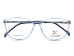 Crystal Blue with Silver-Navy Temples